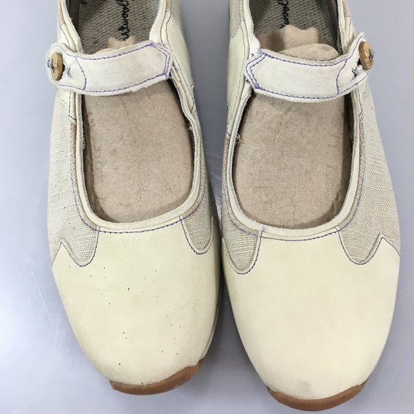 Timberland Smartwool 10M Off-White Mary Jane Shoes - Picture 2 of 6